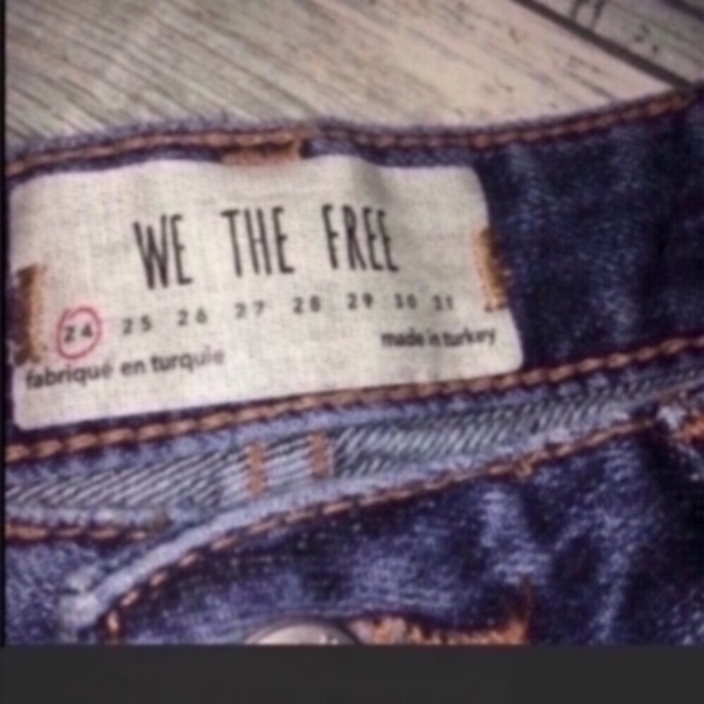 NWT Free People Raw Hem Skinny - Picture 3 of 5